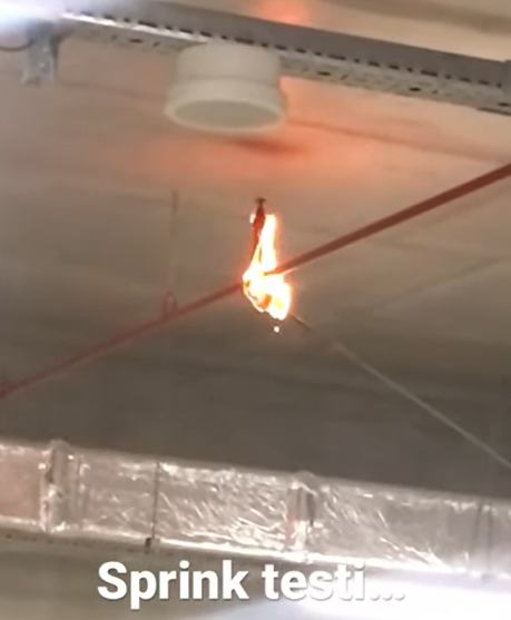 SPRNKLER TEST VDEOSU